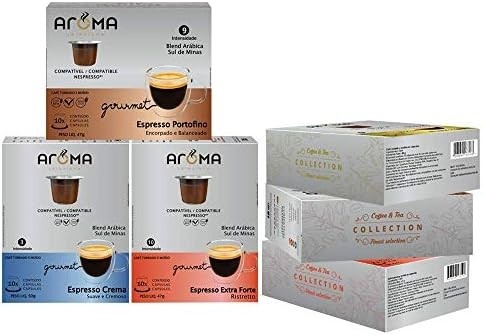Aroma Selezione 60 Cápsulas Aroma Café Gourmet - Cápsulas Para Nespresso