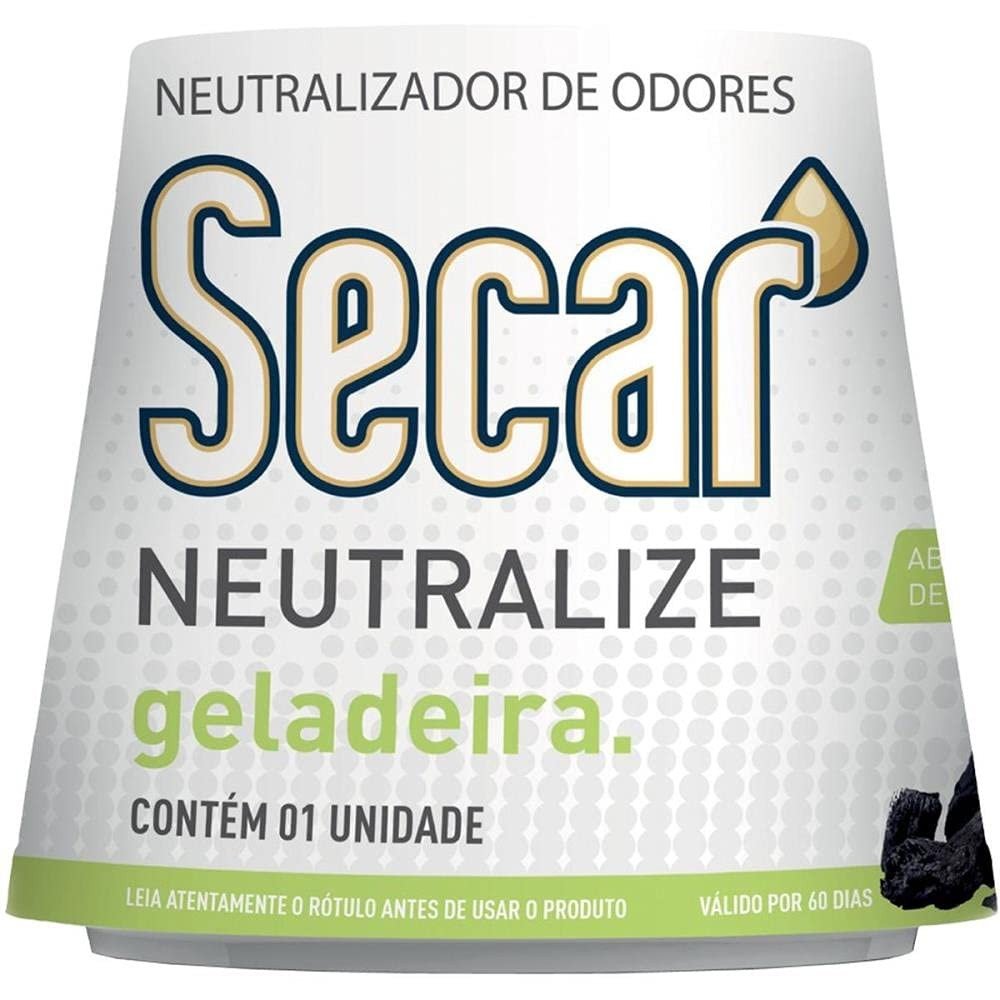 Neutralizador de Odores Soin Secar para Geladeira - 38g | Elimine Cheiros Desagradáveis com Carbono Ativo