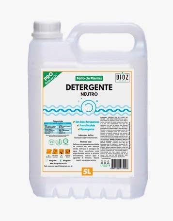 Detergente Neutro Biodegradável BioZ Green 5L - Limpeza Poderosa e Ecológica