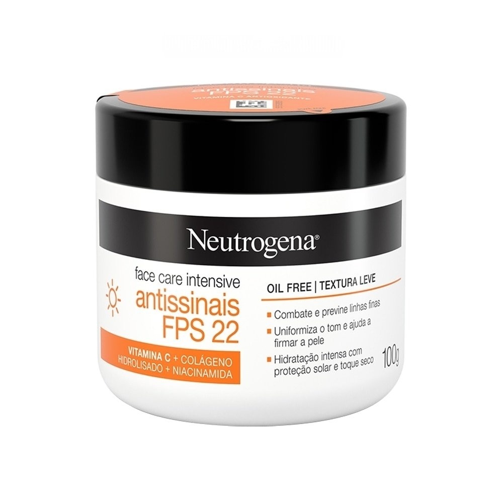 Neutrogena Antissinais: Hidratação e Proteção FPS22