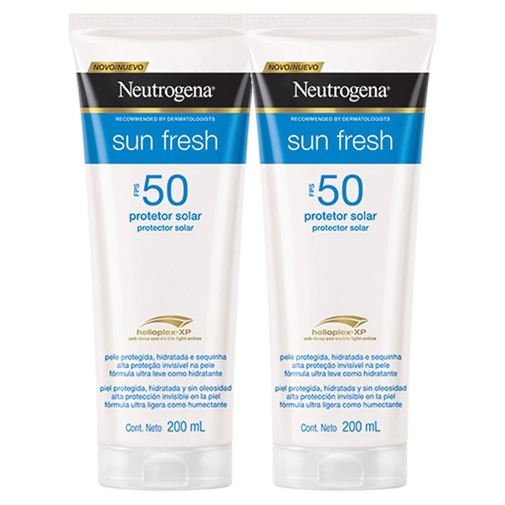 Neutrogena Sun Fresh FPS 50: Kit com 2 Protetores!