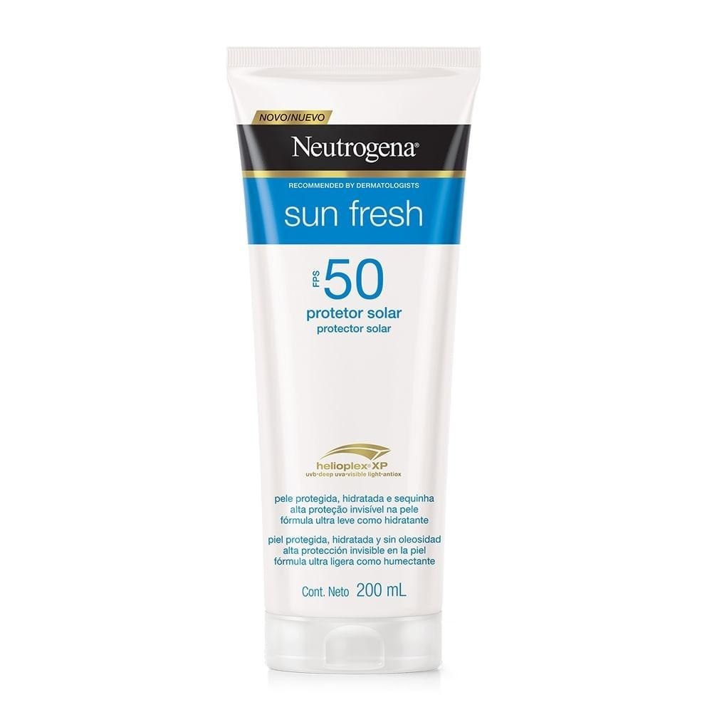 Neutrogena Sun Fresh FPS50: Proteção Solar Leve e Eficaz