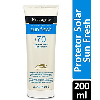 Neutrogena Sun Fresh FPS70: Proteção Solar Total