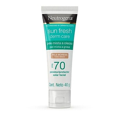 Neutrogena Sun Fresh FPS70: Proteção Total para Pele Oleosa
