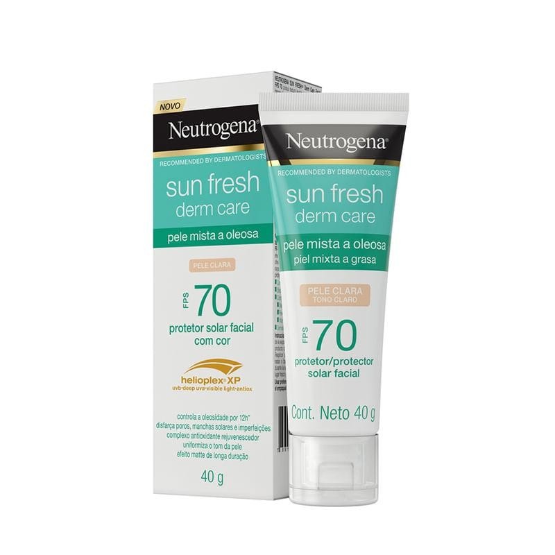 Neutrogena Sun Fresh Pele Clara FPS70: Proteção Total!