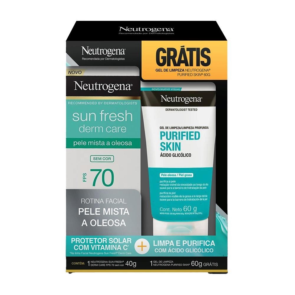 Neutrogena Sun Fresh: Proteção Solar + Limpeza Facial