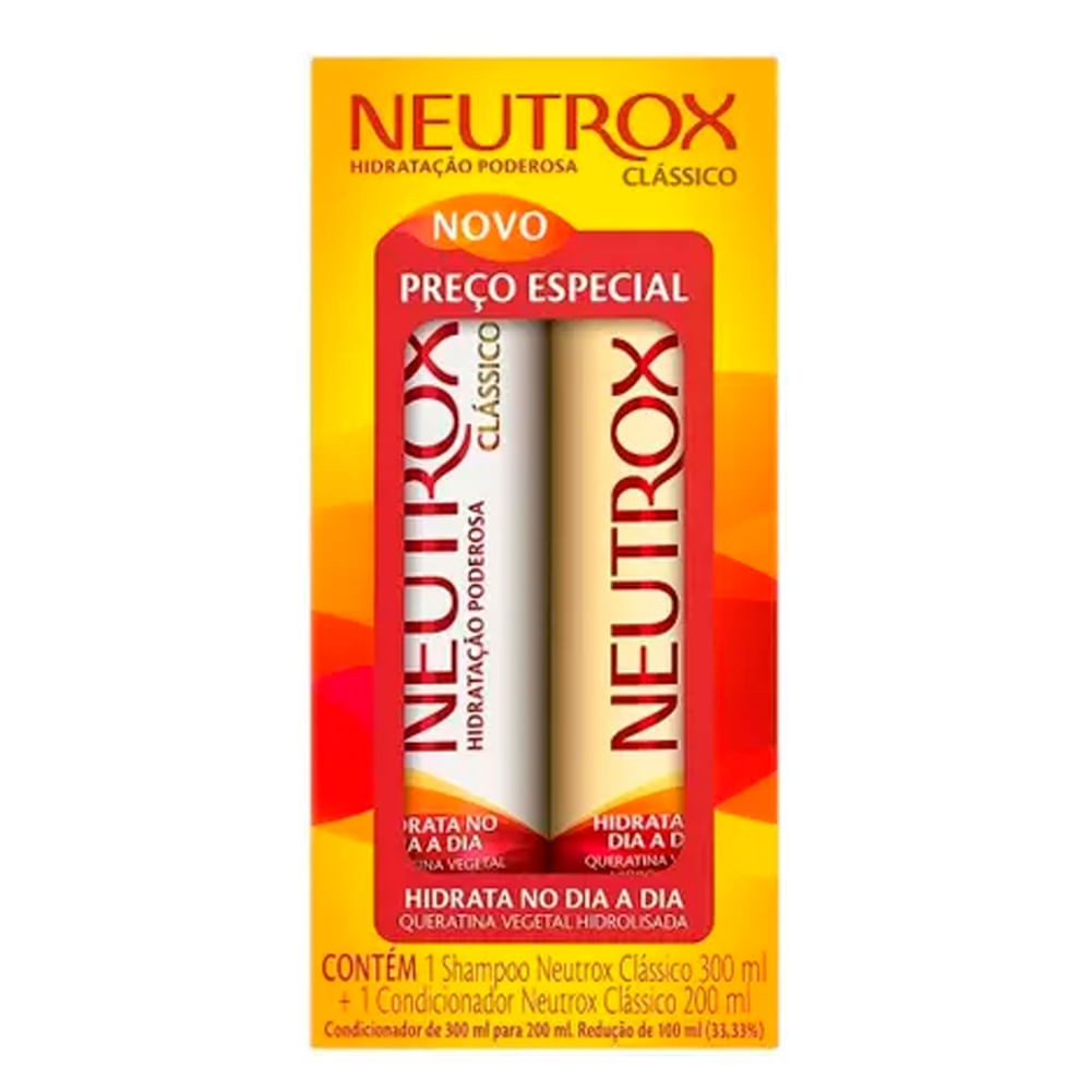 Neutrox Clássico: Shampoo + Condicionador Hidratantes