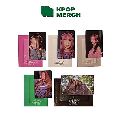 NewJeans OMG Message Card Weverse POB: Cartão + Moldura Oficial