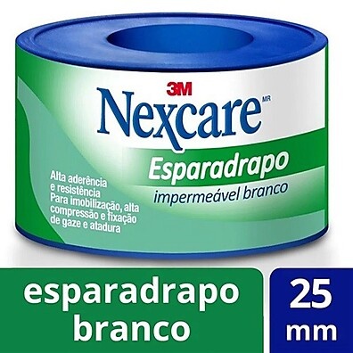 Nexcare: Esparadrapo Impermeável para Fixação Segura