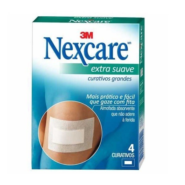 Nexcare Grande: Curativo Suave para Feridas