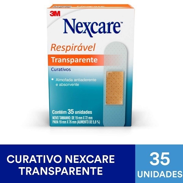 Nexcare Transparente: Proteção Discreta e Eficaz