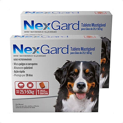 NexGard 136mg: Proteção Mensal Contra Pulgas e Carrapatos