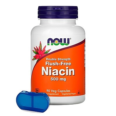 Niacina 500mg Força Dupla Now Foods – Energia Real sem Complicações
