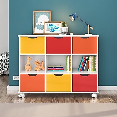 Nicho Organizador Toys: 6 Gavetas e Rodízios!