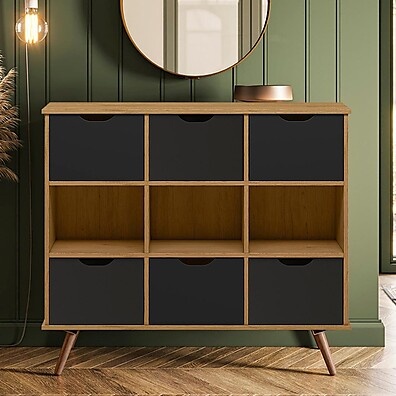 Nicho Retrô 6 Gavetas: Organize com Estilo!