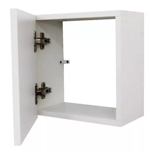 Nicho Toalheiro Decorativo MDF Branco Multiuso