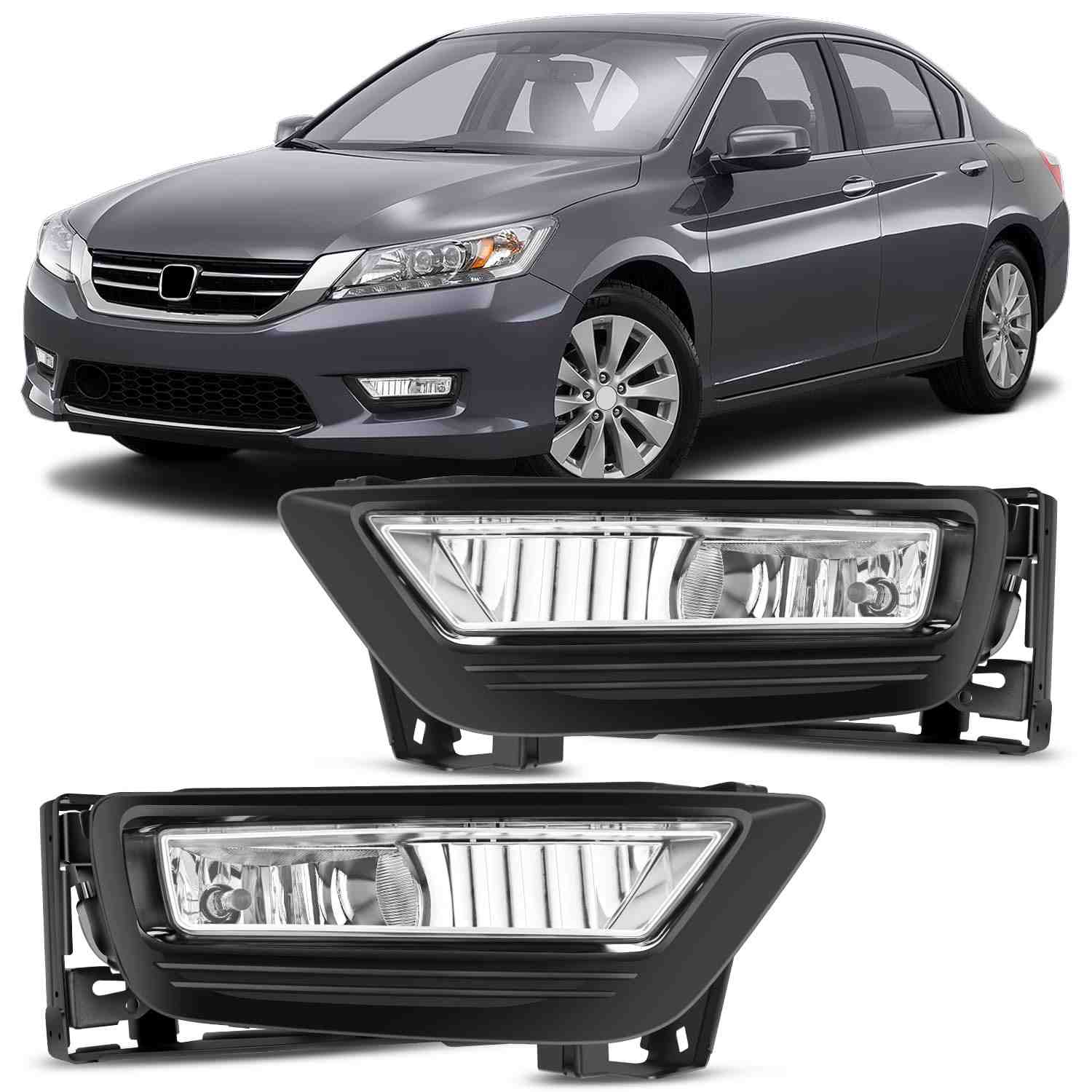 Kit Faróis de Neblina Nilight para Honda Accord 2013-2015: Visibilidade e Segurança Garantidas