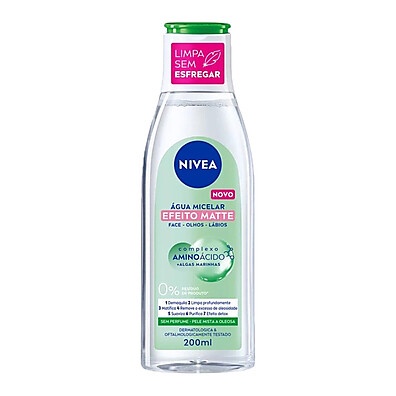 Nivea Água Micelar Efeito Matte: Controle o Brilho!