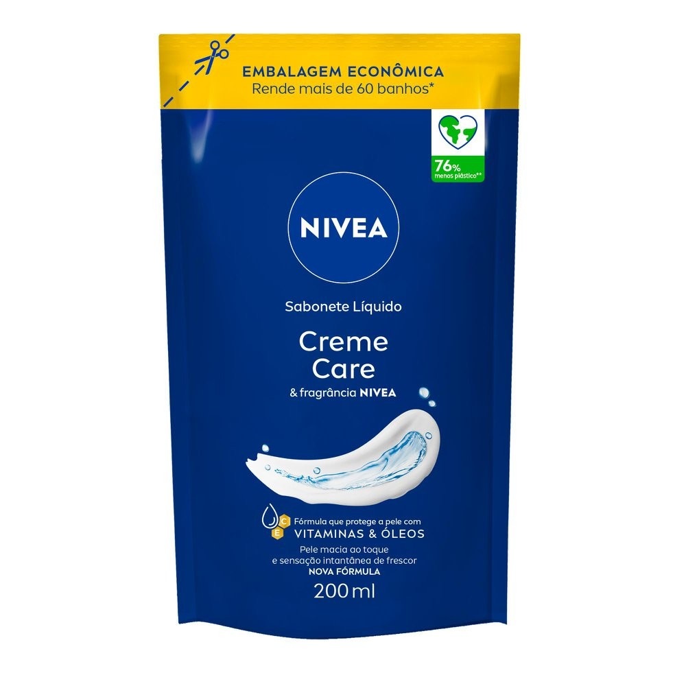 Nivea Creme Care Refil 200ml: Hidratação e Maciez