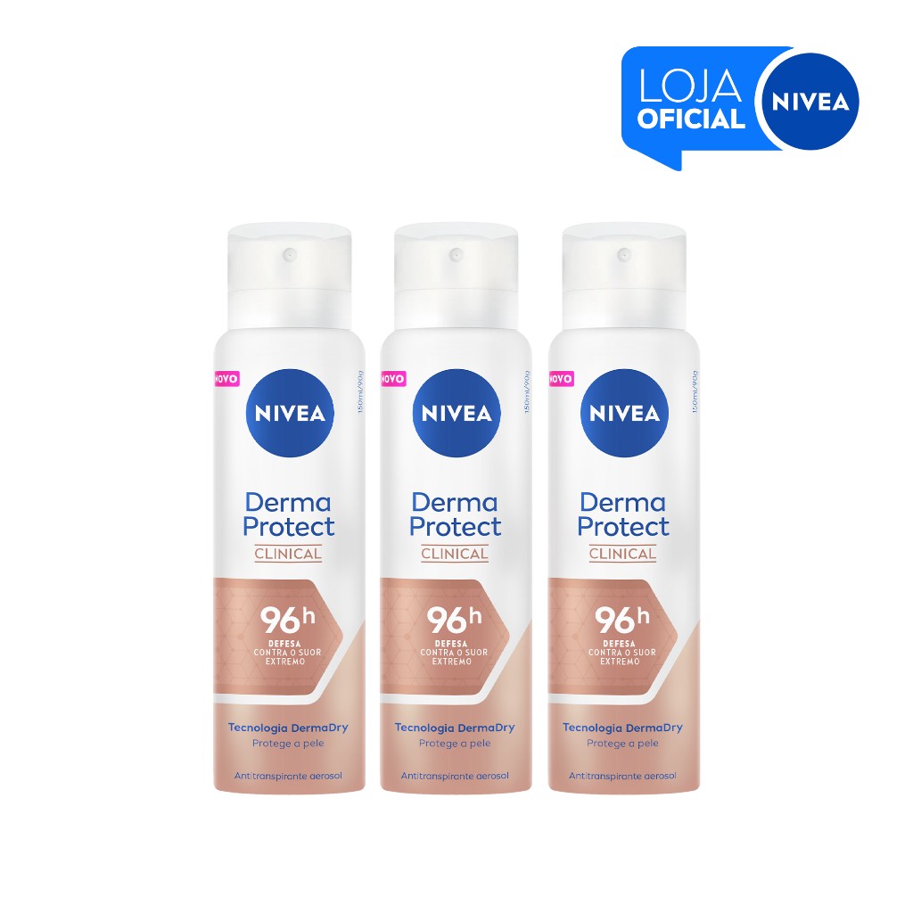 NIVEA Derma Protect: 96h de Proteção Antisuor
