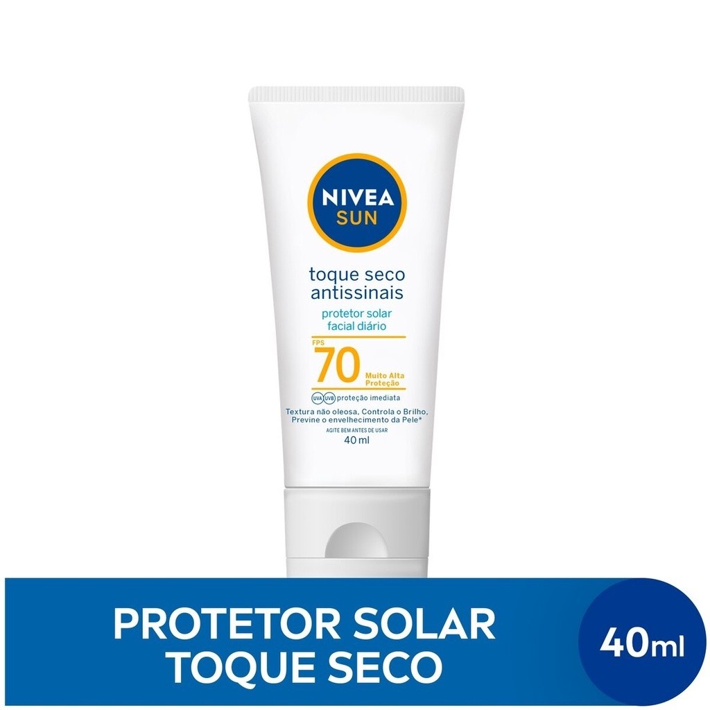 Nivea FPS70: Proteção Antissinais e Toque Seco