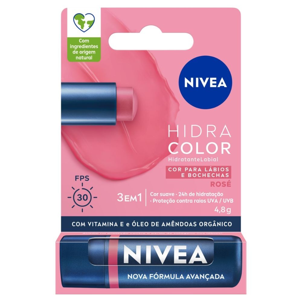 Nivea Hidra Color Rosé: Lábios Hidratados e Corados