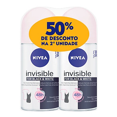 Nivea Invisible Black & White: Proteção e Economia!