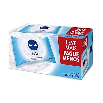 NIVEA Leite: Hidratação Profunda em 6 Barras!