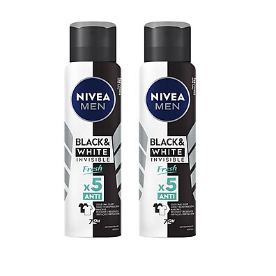 Nivea Men Invisible Black & White Fresh: Proteção 72h sem manchas