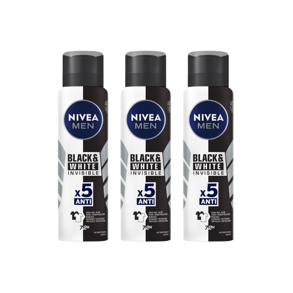 Nivea Men Invisible: Proteção Total 72h!