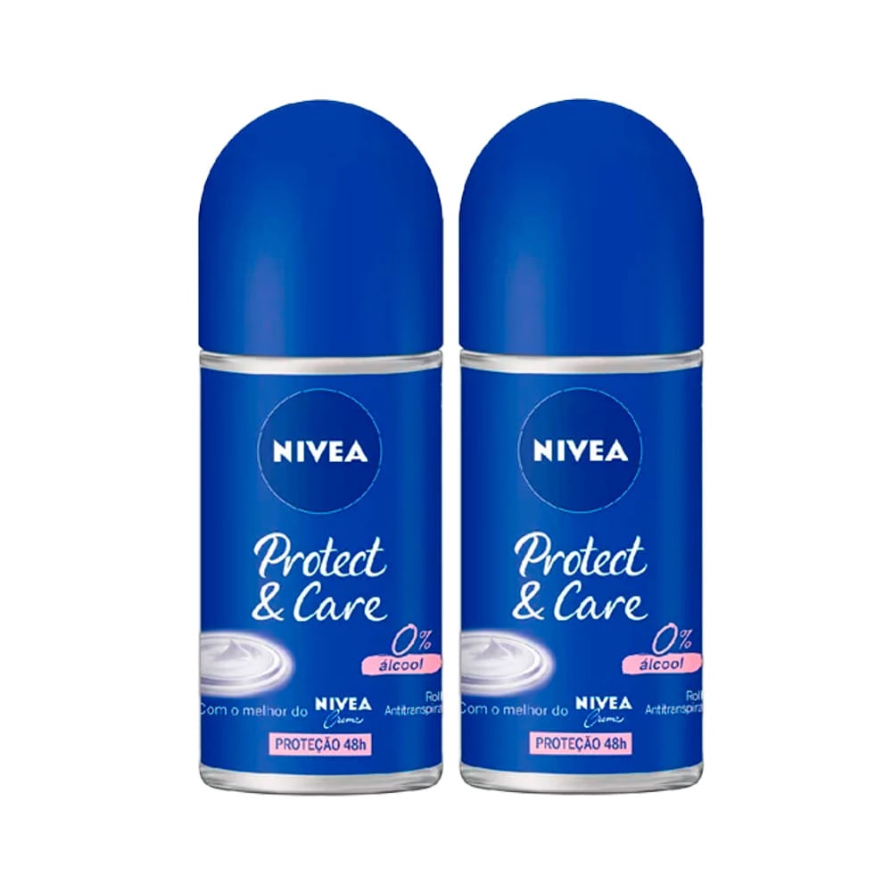 Nívea Protect & Care: 2 Roll Ons para Axilas Protegidas