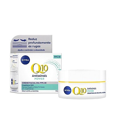 Nivea Q10 Power: Antissinais para Pele Mista/Oleosa