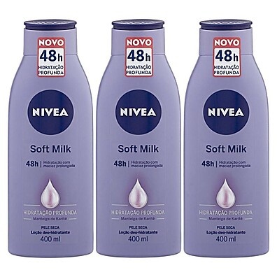 Nivea Soft Milk: Hidratação 48h para sua Pele