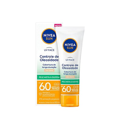 NIVEA Sun Controle Oleosidade FPS60: Pele Seca e Protegida!