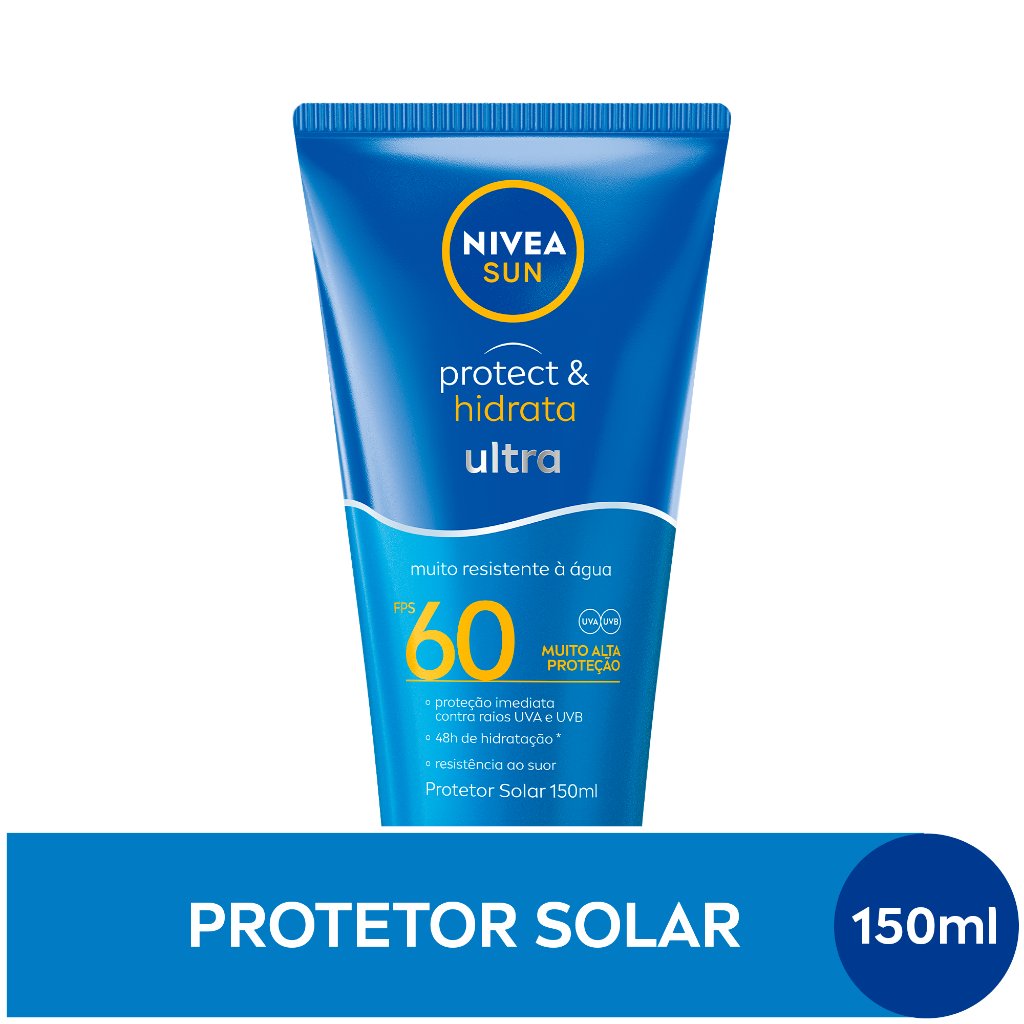 NIVEA SUN FPS 60: Proteção Ultra + Hidratação