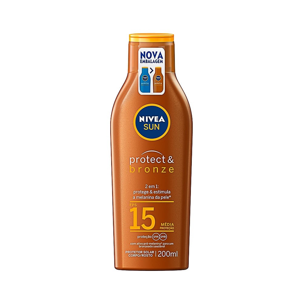 Nivea Sun Protect & Bronze FPS 15: Bronzeie com Proteção!