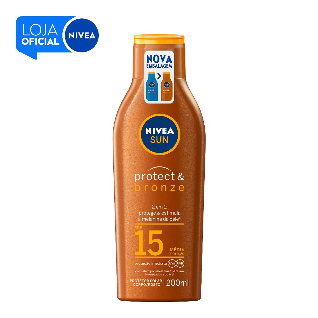 NIVEA SUN Protect & Bronze FPS15: Pele Protegida e Bronzeada!