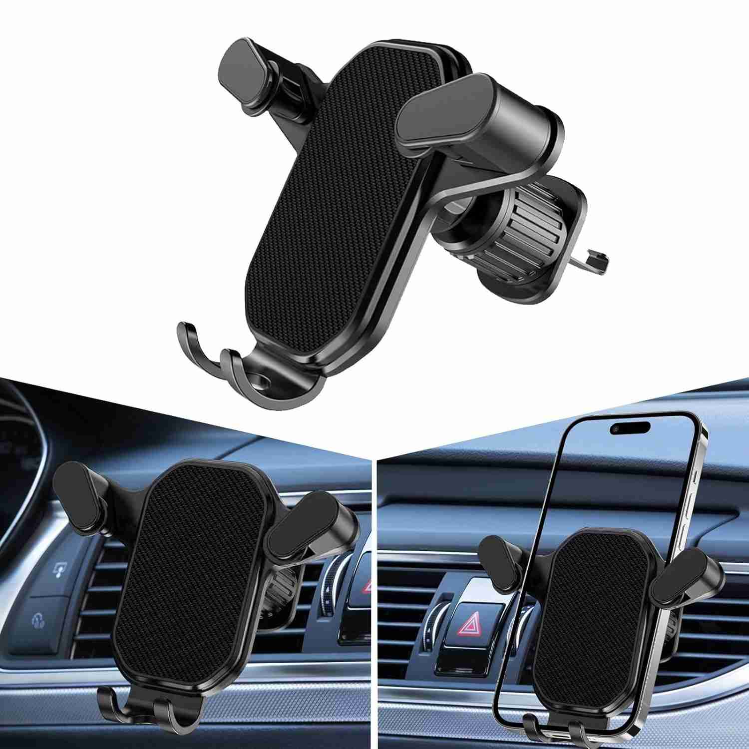 Suporte de Celular para Carro Universal: Segurança e Praticidade no Painel e Saída de Ar