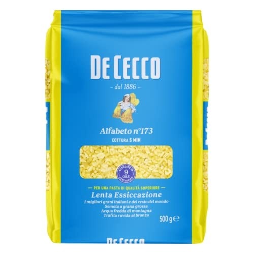 De Cecco Macarrão Italiano De Grano Duro Alfabeto No. 173 500G