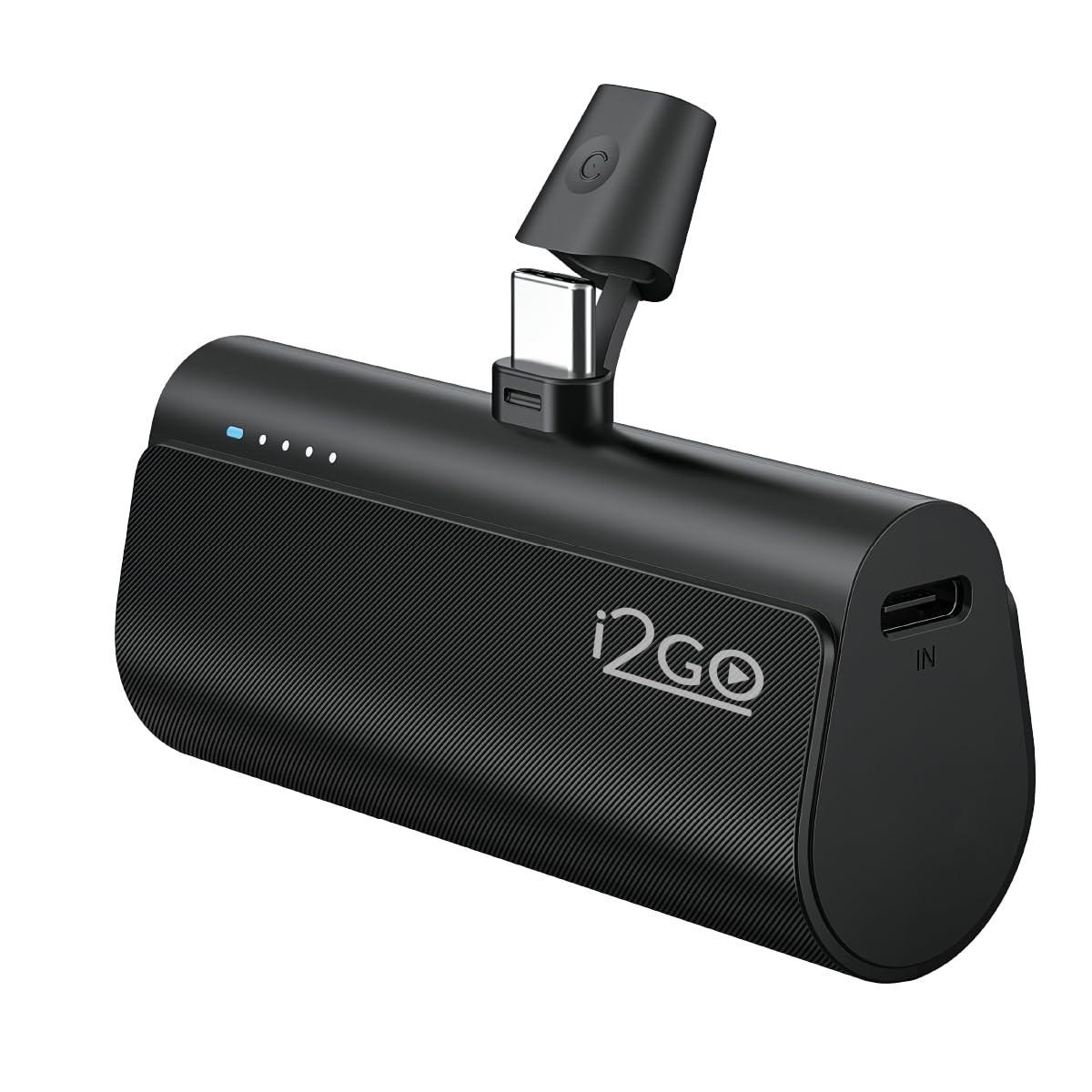 Carregador Portátil i2GO Pocket 5000mAh USB-C: Energia Rápida e Segura no Seu Dia a Dia