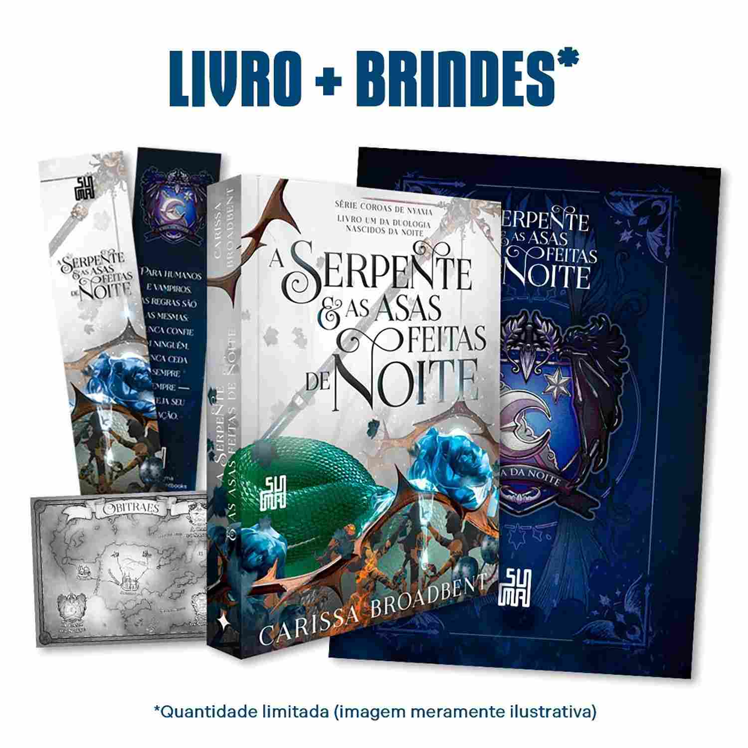 A Serpente e as Asas Feitas de Noite: Romance Sombrio e Magia das Sombras (Livro 1)