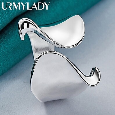 Anel de Prata 925 Simples e Elegante para Noivado