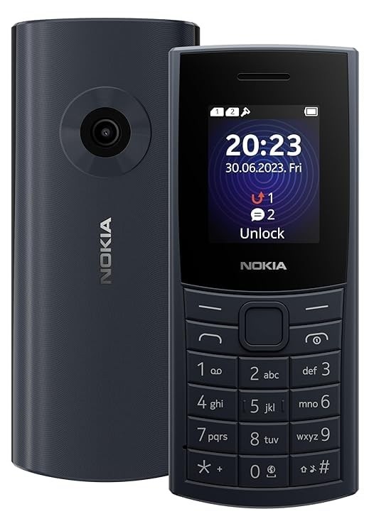 Celular Nokia 110 4G: Conectividade Moderna e Essencial em Azul Meia Noite