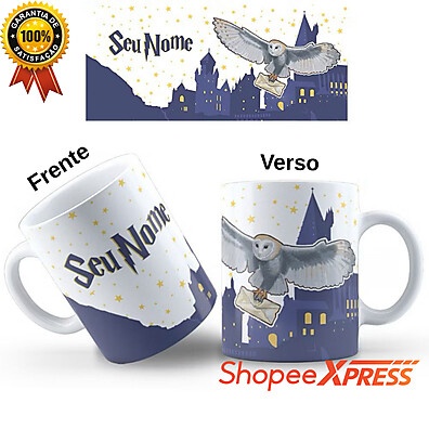 Caneca Harry Potter Personalizada com Nome