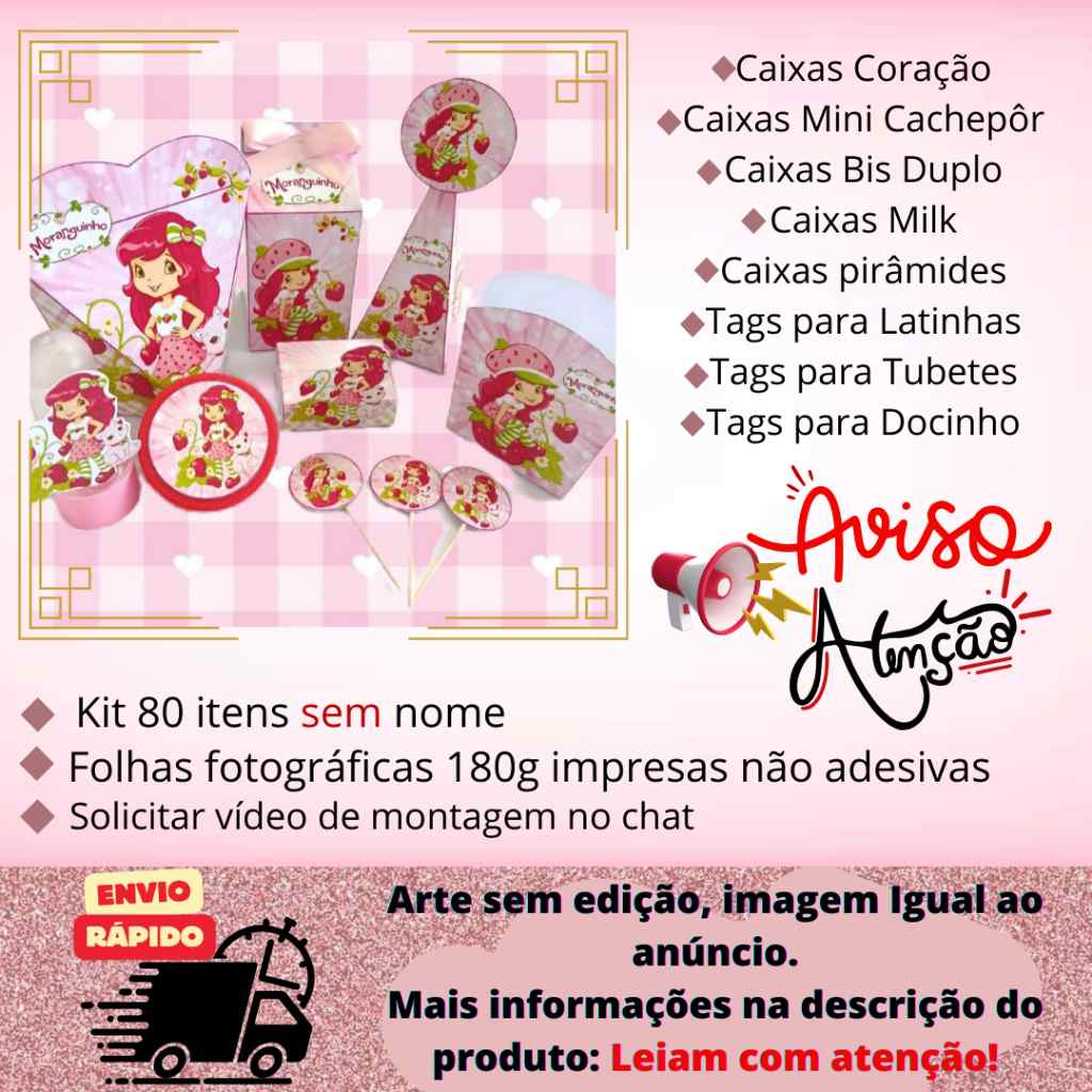 Kit Frozen 80 Itens para Lembrancinhas - Sem Nome