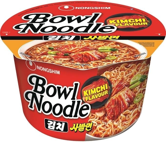 Nongshim Bowl Noodle Kimchi Flavour 100g