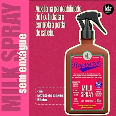 Milk Rapunzel Lola: Cabelos Macios e Sem Nós!