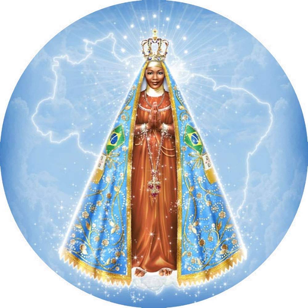 Capa de Estepe Nossa Senhora Aparecida Ecosport Crossfox - Proteção e Fé Lorben CN771
