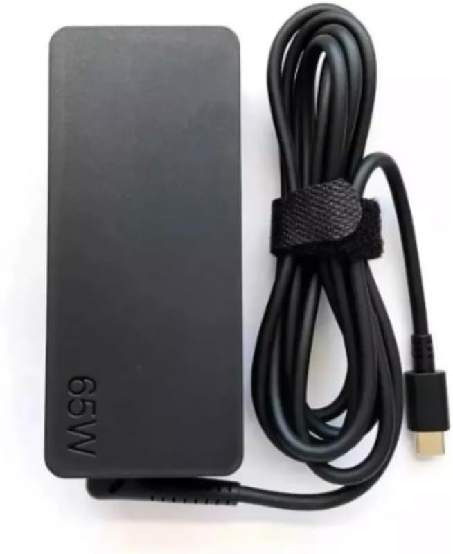 Fonte para Notebook Lenovo Dell HP USB-C 3.1 20V 65W - Compatível com Galaxy Book 4 e 3 Lenovo E14 Gen 2 ThinkPad E580 E585 E590 E590S E595 T480 T490 T580 Yoga C940 C740 com Cabo de Força bivolt