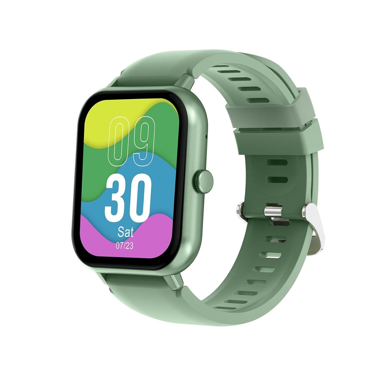 Smartwatch Verde 1.83" com Chamadas Bluetooth, IP68, 100+ Modos Esportivos e Notificações